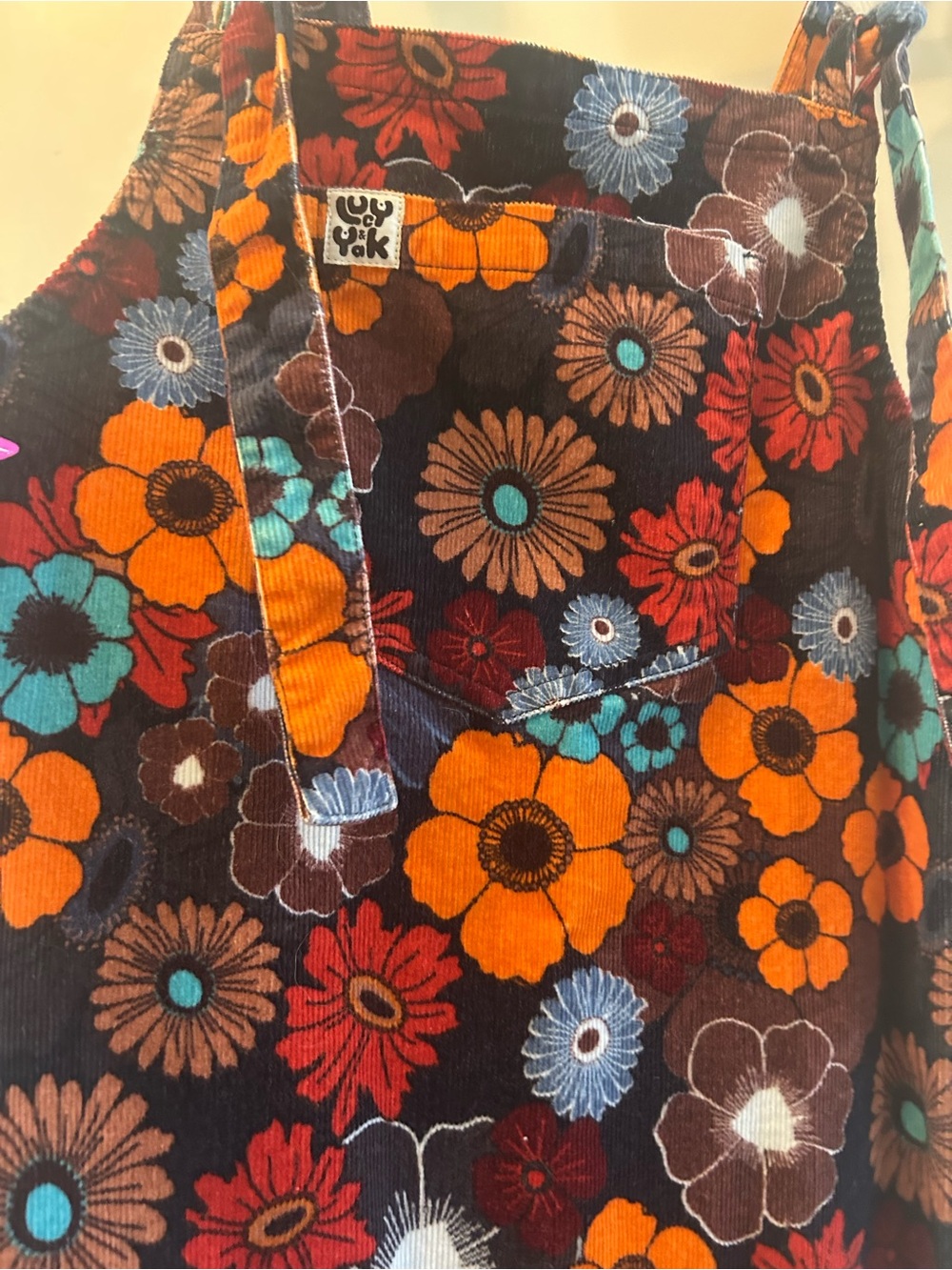 Lucy & Yak “Dawn” Freyja Pini Midi Corduroy Dress- Medium - Picture 2 of 9
